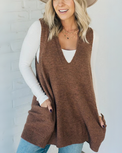 AROLA | Gilet en tricot confortable