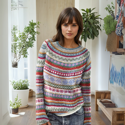 Manonin | Pull Rayé Décontracté et Confortable