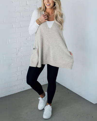 AROLA | Gilet en tricot confortable