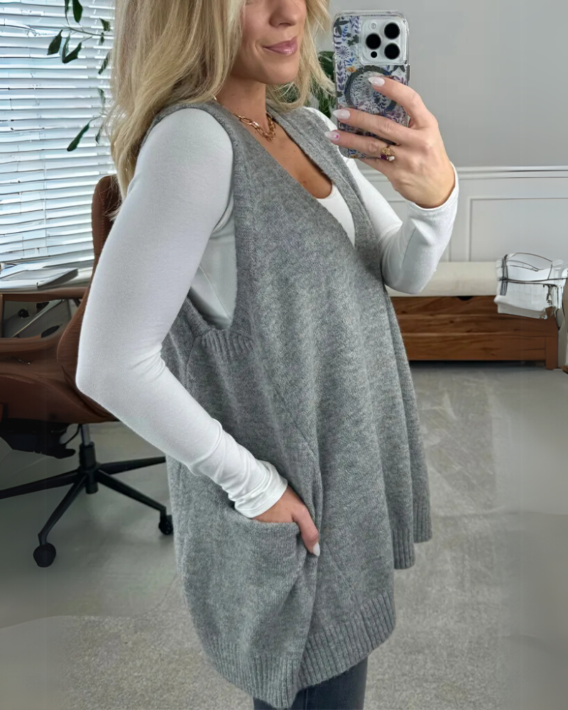 AROLA | Gilet en tricot confortable