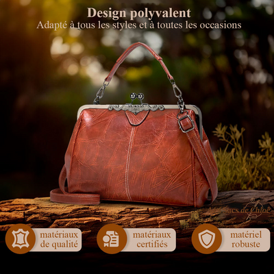 Johanna™ | Sac à bandoulière en cuir au charme classique