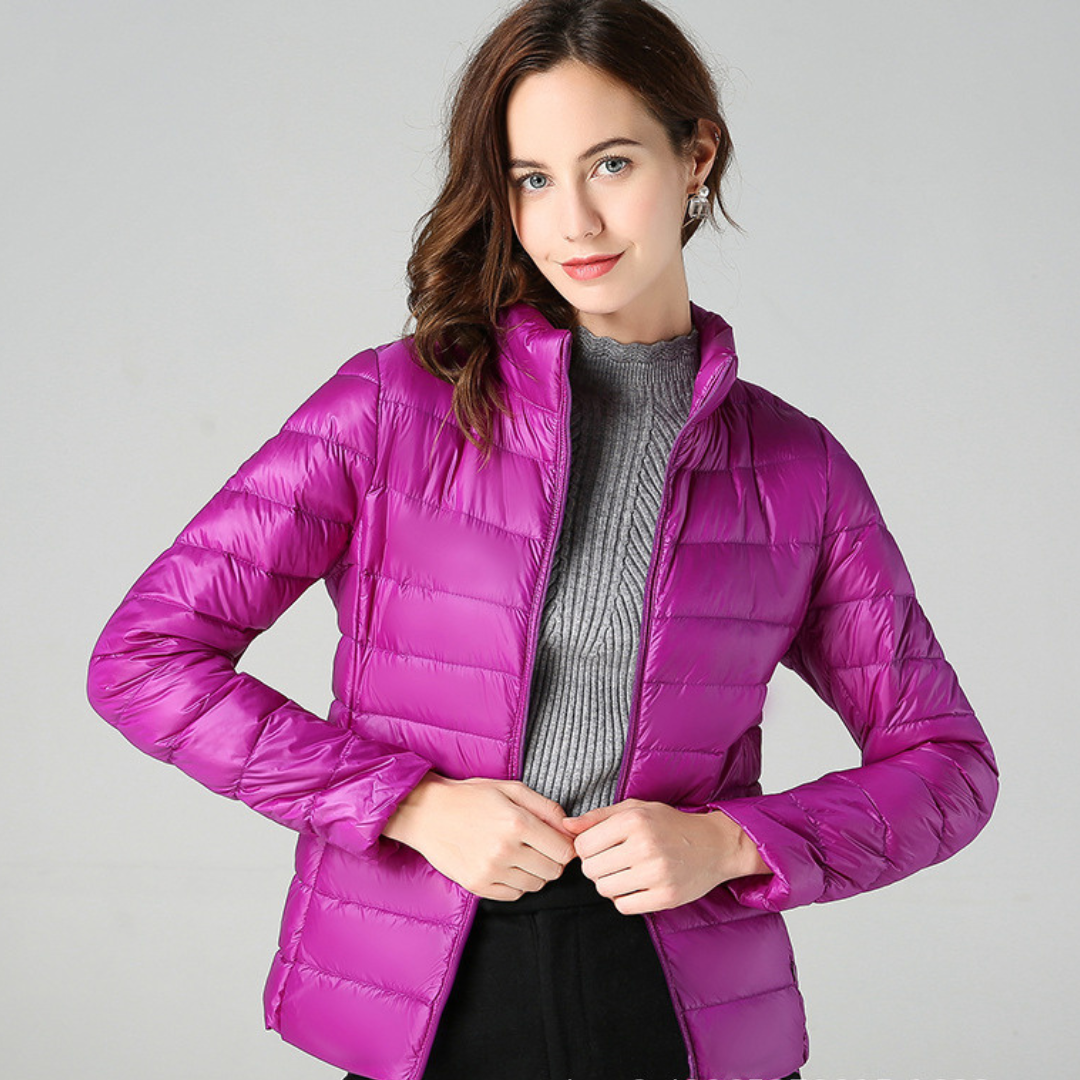 Theresia® | Nouvelle veste d'hiver ultralégère avec plumes de canard blanc
