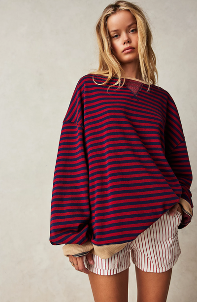 Mana | Pull Oversized Rayé
