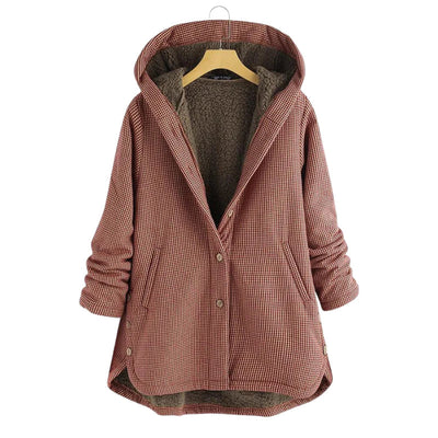 Rosa® | Manteau à capuche à carreaux