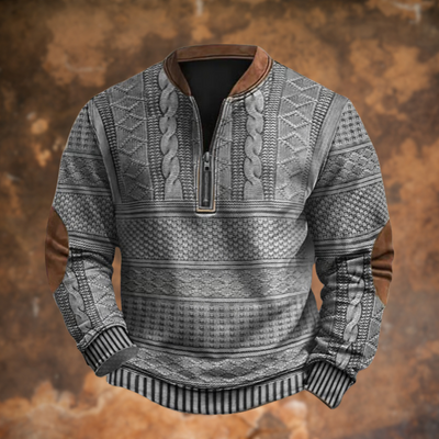 Markus® | Pull en tricot avec détail de fermeture éclair