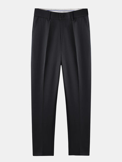 Chemise à rayures à manches longues avec boutons & pantalon fuselé slim fit