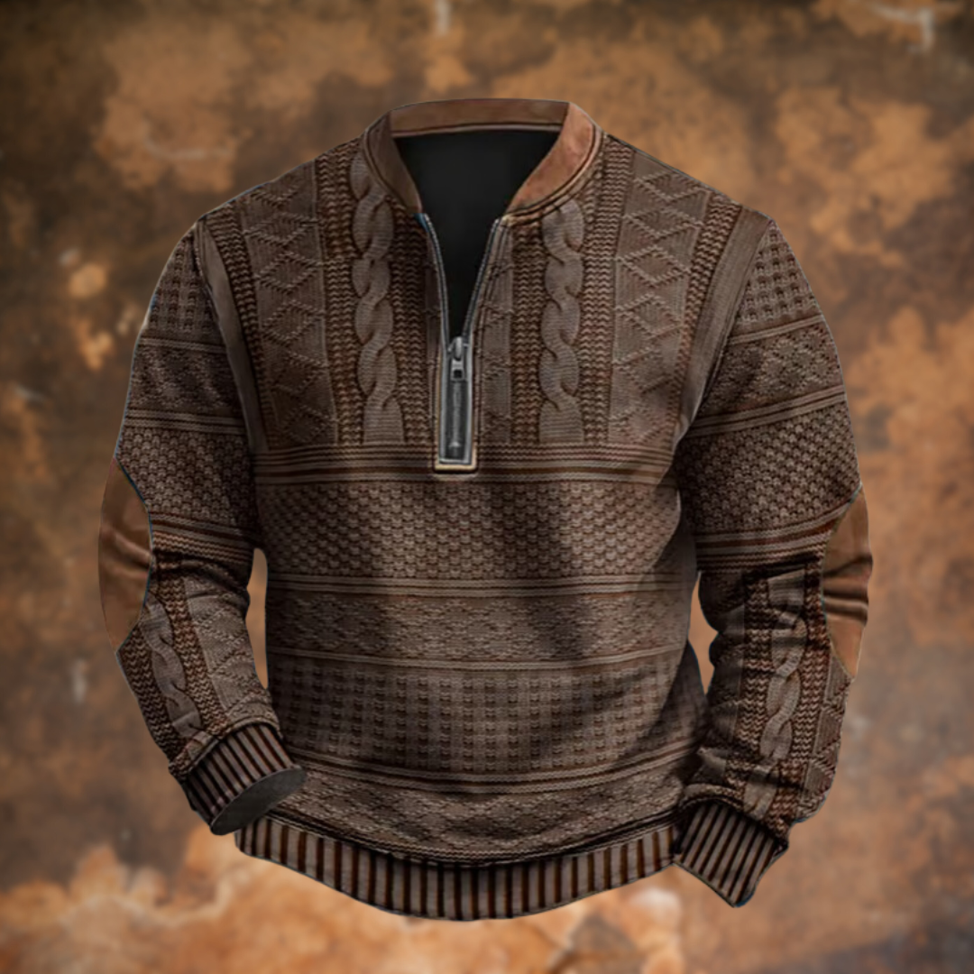 Markus® | Pull en tricot avec détail de fermeture éclair