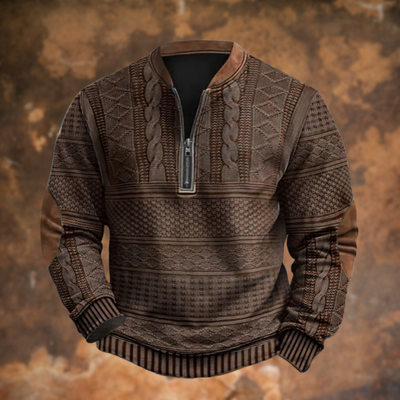 Markus® | Pull en tricot avec détail de fermeture éclair