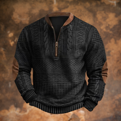 Markus® | Pull en tricot avec détail de fermeture éclair