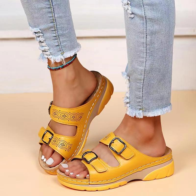 Ina® | Sandales en cuir orthopédiques