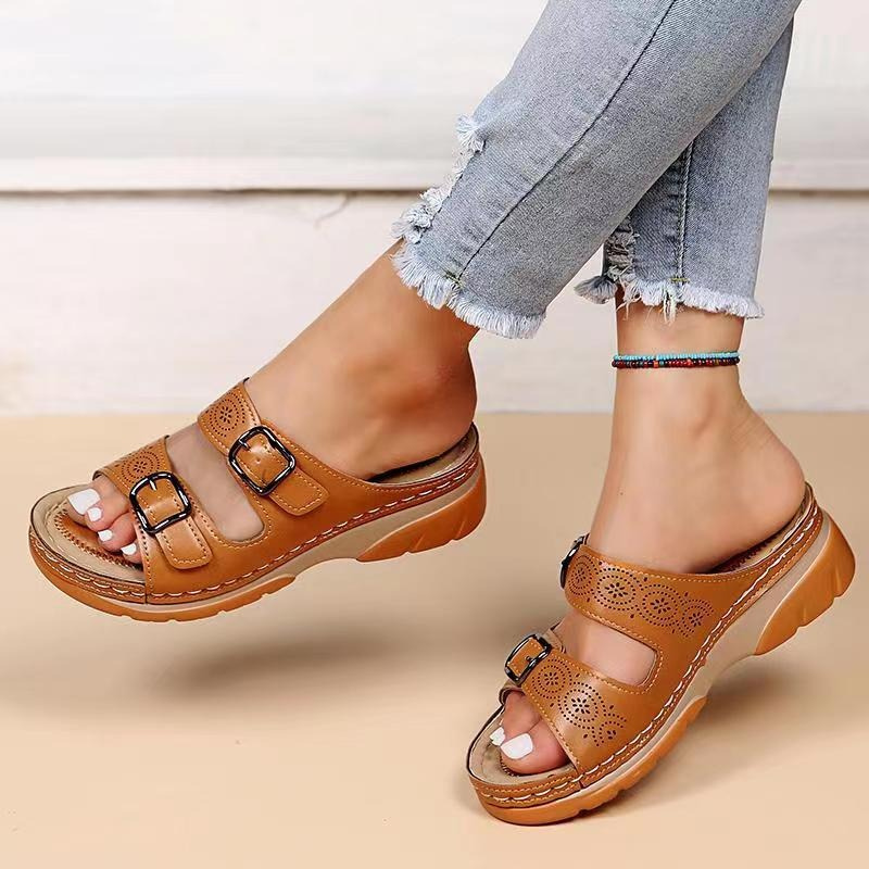 Ina® | Sandales en cuir orthopédiques