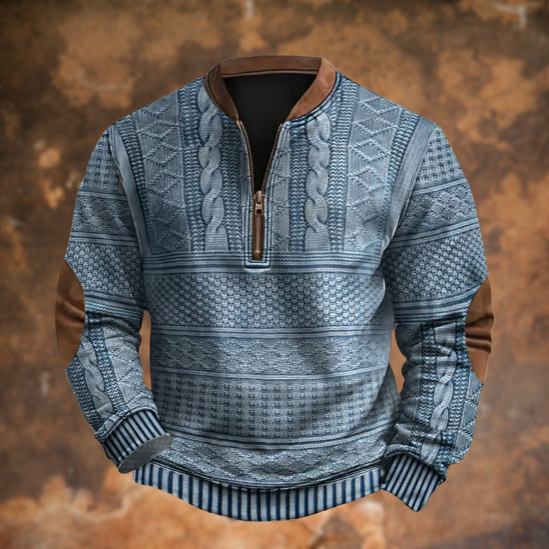 Markus® | Pull en tricot avec détail de fermeture éclair