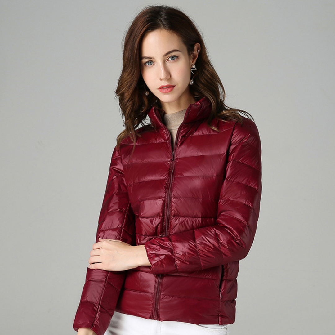 Theresia® | Nouvelle veste d'hiver ultralégère avec plumes de canard blanc