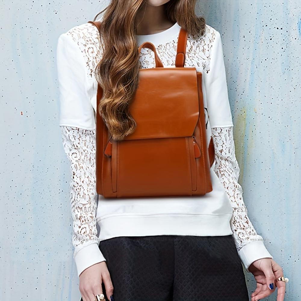 Clara™ | Sac à dos en cuir rembourré