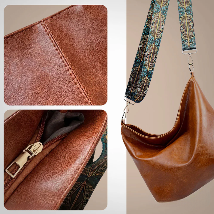 Agnes™ | Sac à bandoulière en cuir vintage