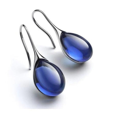 Strahlend - Boucles d'oreilles en cristal en forme de goutte