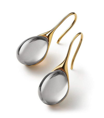 Strahlend - Boucles d'oreilles en cristal en forme de goutte