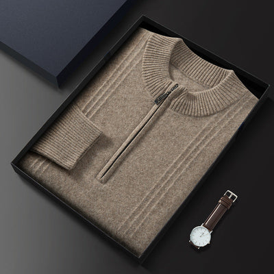 Cardigan - Tissu mélangé doux et tricot dense qui conserve sa forme plate