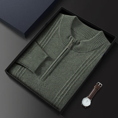Cardigan - Tissu mélangé doux et tricot dense qui conserve sa forme plate