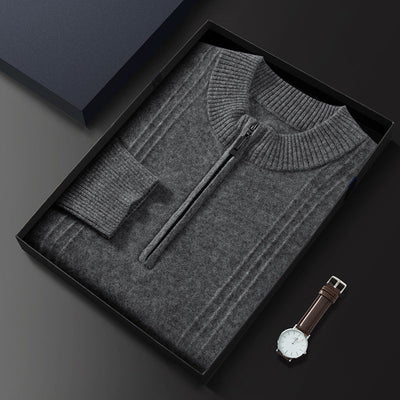 Cardigan - Tissu mélangé doux et tricot dense qui conserve sa forme plate