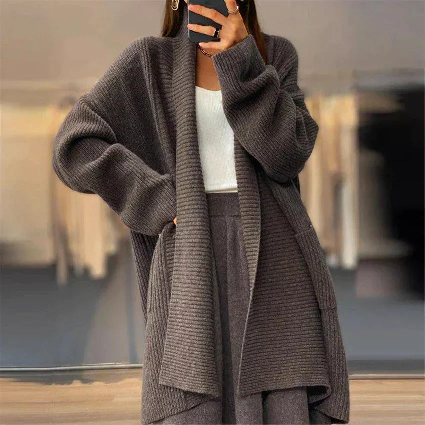 Euphemia | Long Cardigan Tricoté