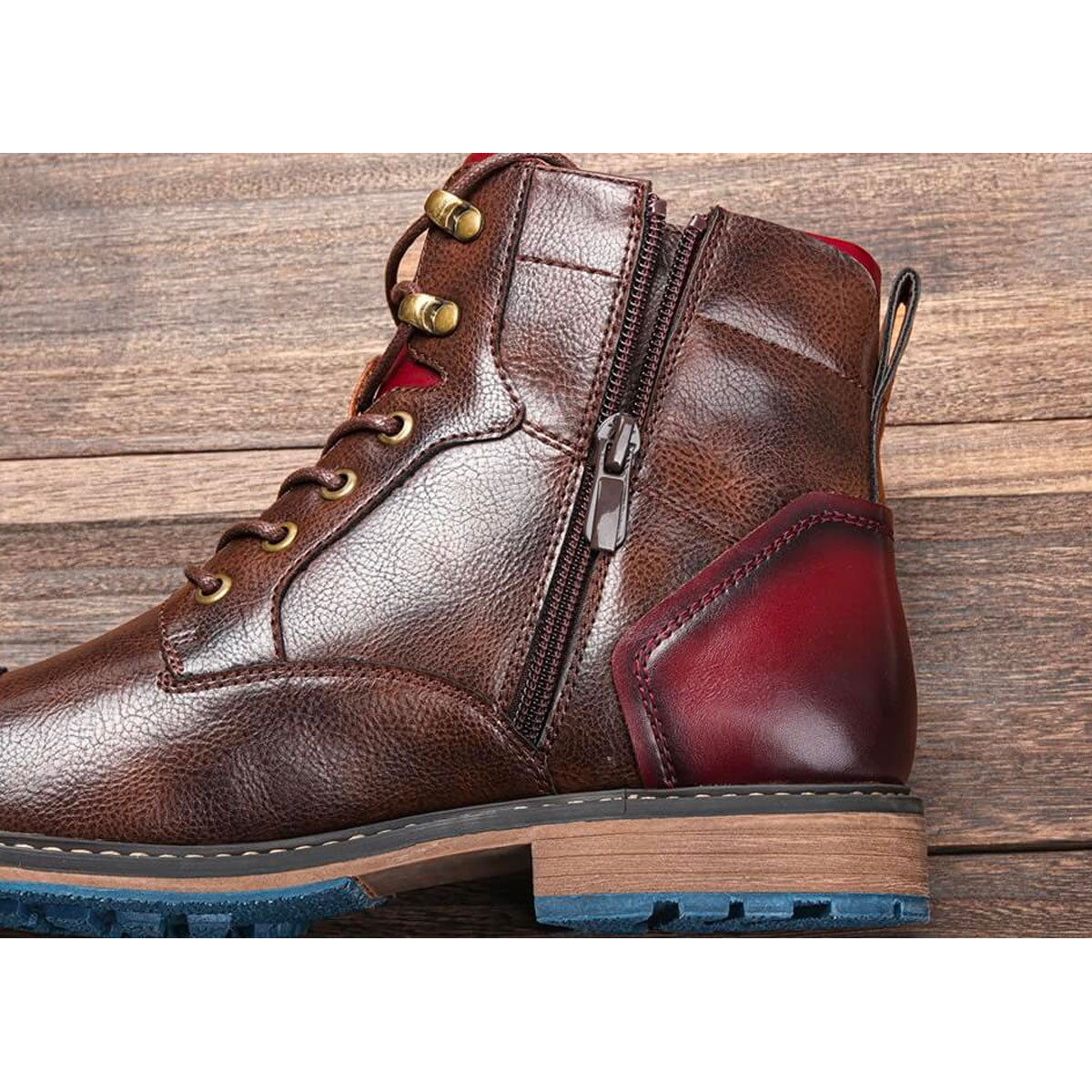 Leonhard® | Bottines Oxford en cuir véritable