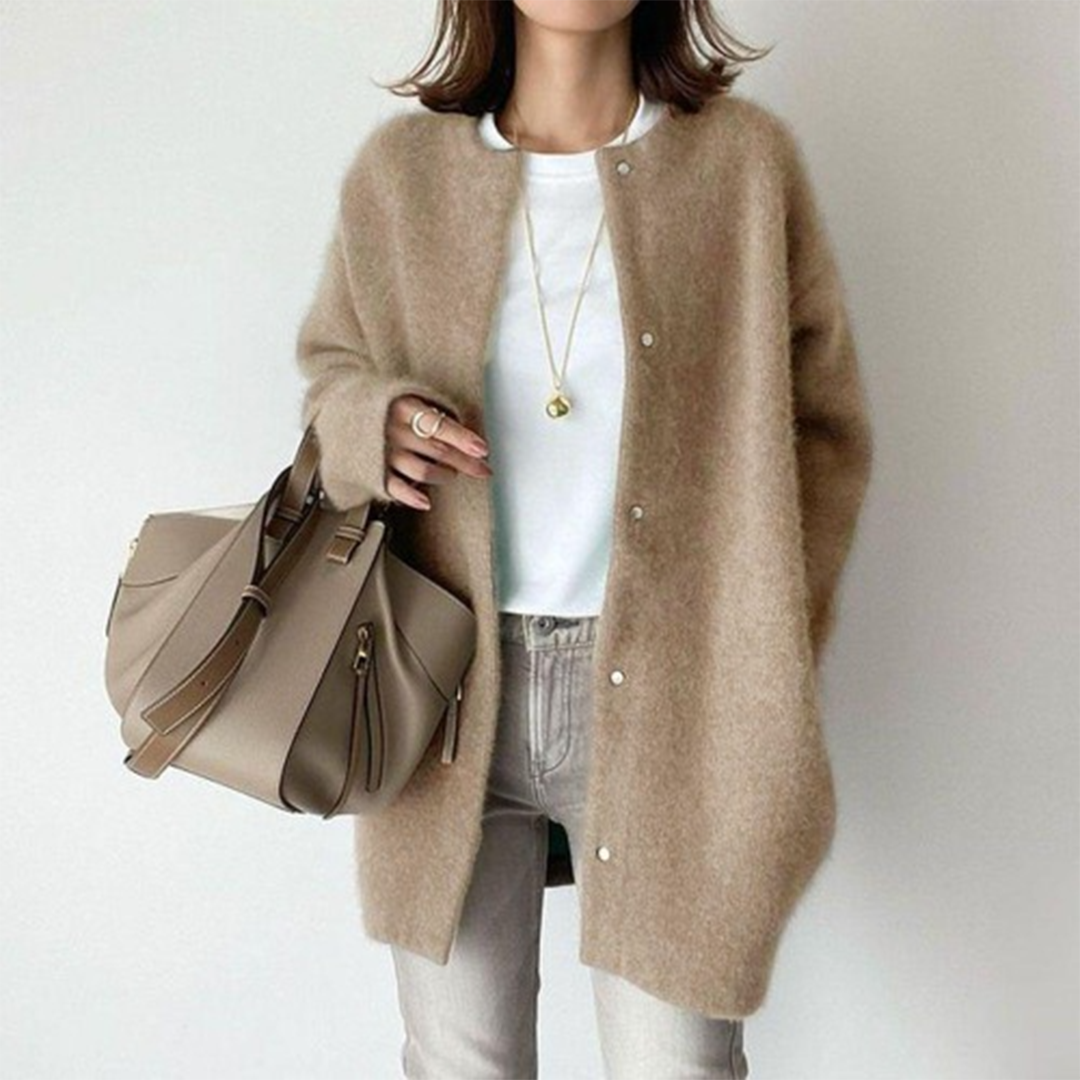 Clara® | Cardigan en Cachemire Élégant