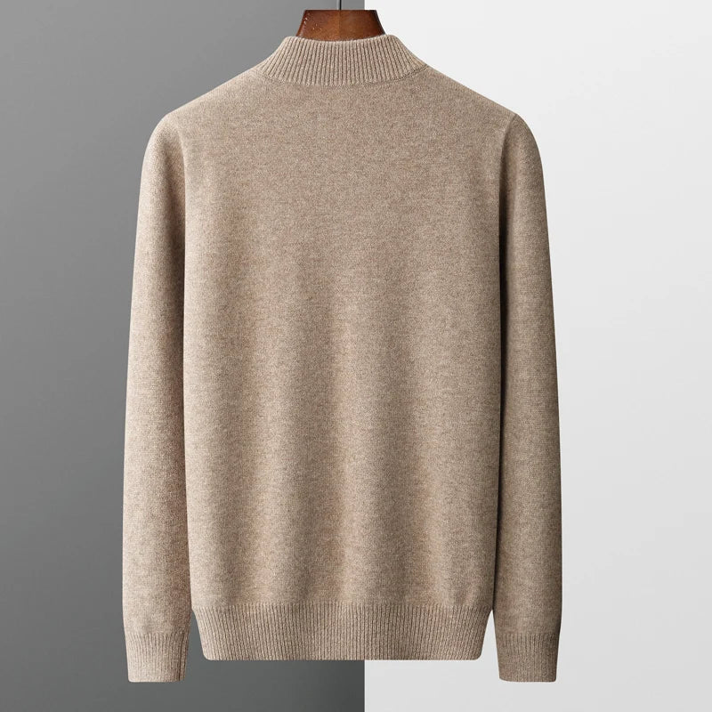 Pull en tricot - Demi-zip devant & ajustement rapide du col