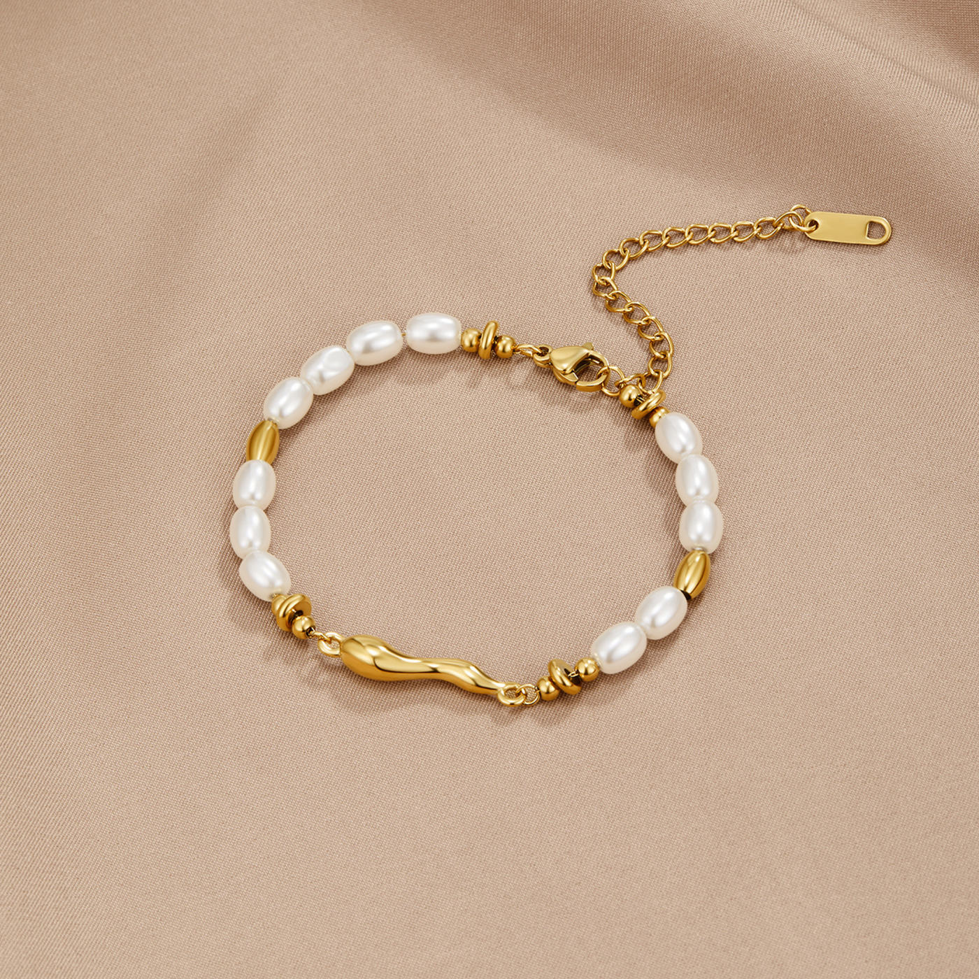 Elenora® | Bracelet en perles d'eau douce Lov