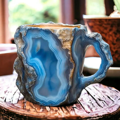 Tasses à café en cristal minéral
