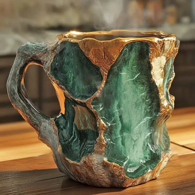 Tasses à café en cristal minéral