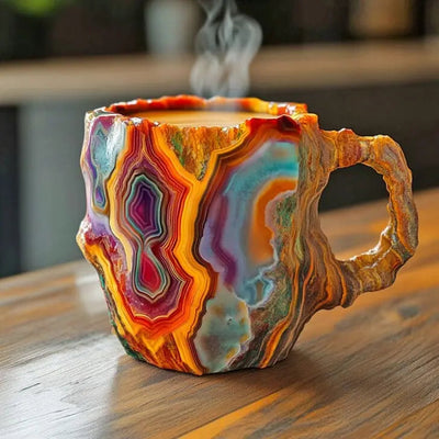 Tasses à café en cristal minéral