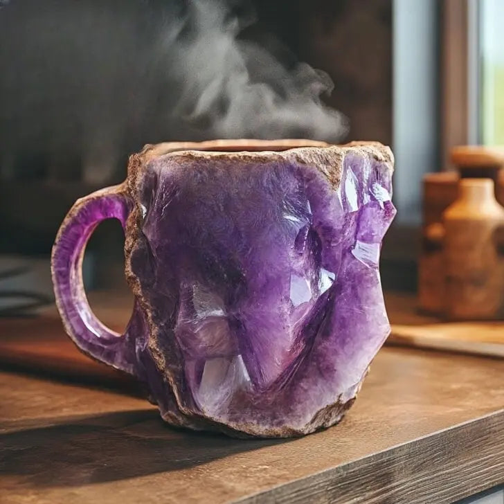 Tasses à café en cristal minéral