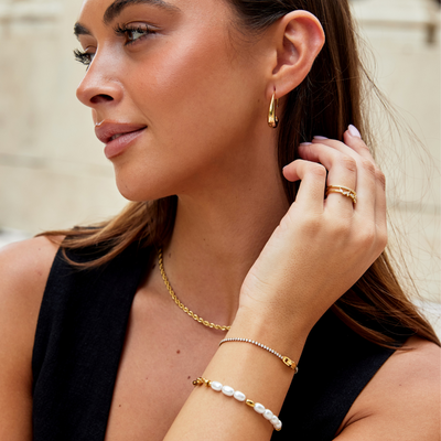 Melina-Sophie® | Bracelet en cristal Niyah or