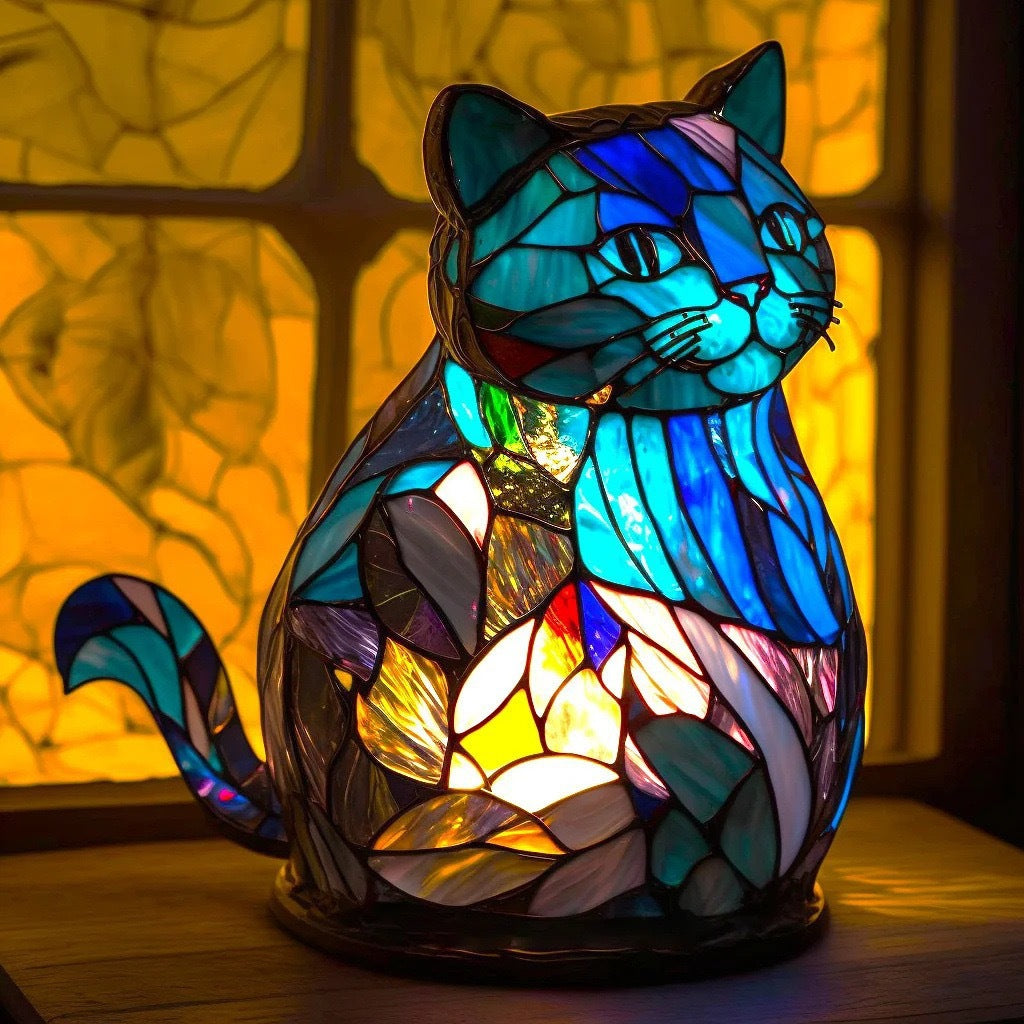 Nani® | Lampe magique pour chats en verre coloré