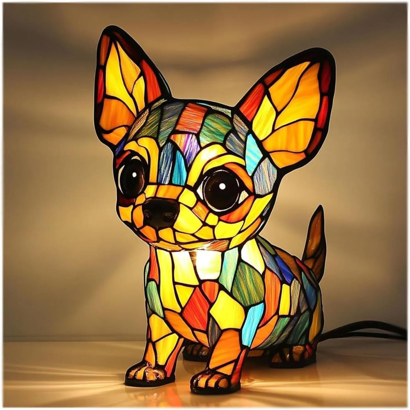 Fini® | Lampe magique pour chien en verre coloré