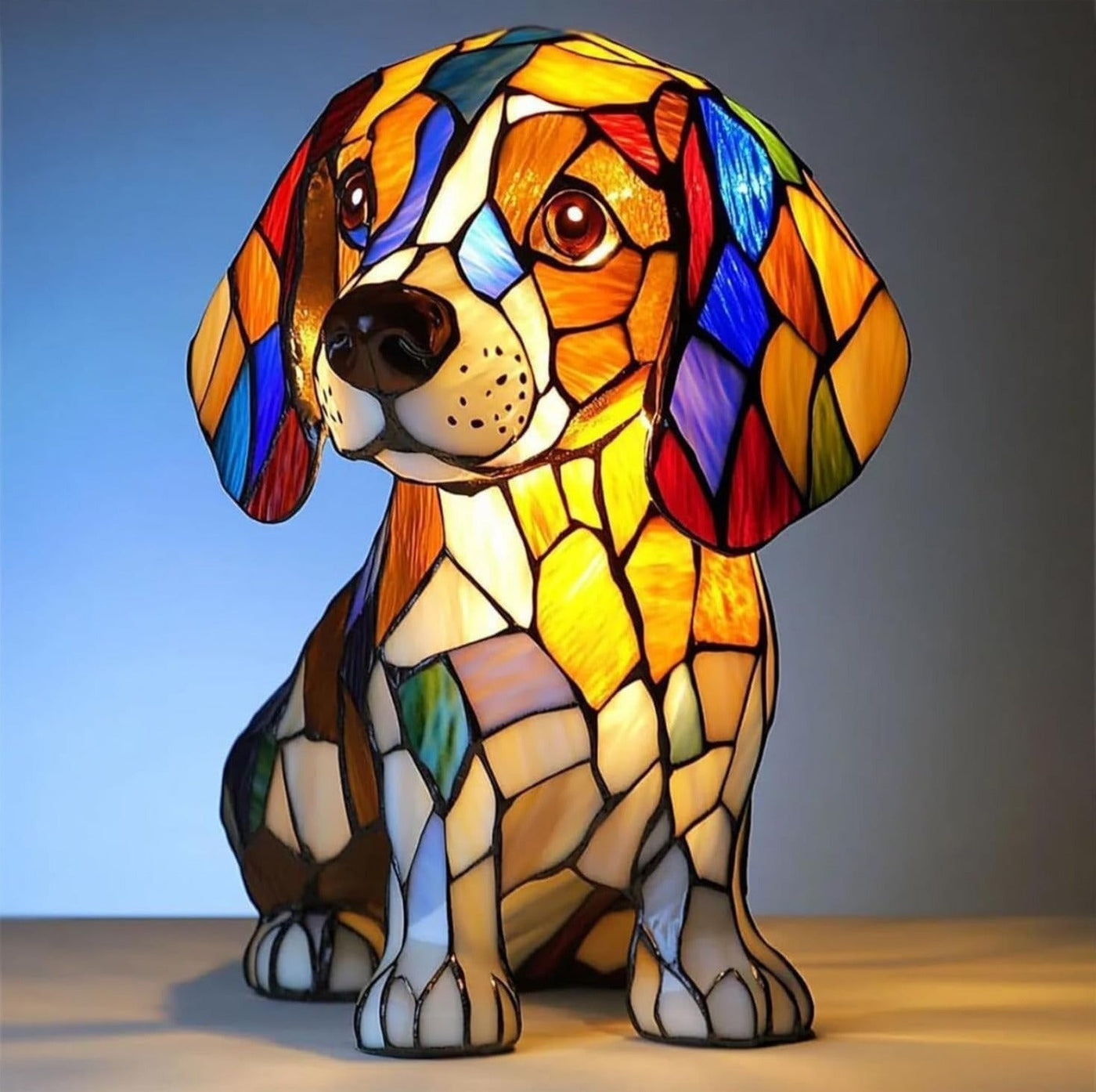 Sigi® | Lampe magique pour chiens en verre coloré