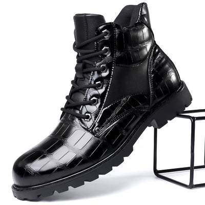 Rendell™ | Bottes en cuir crocodile
