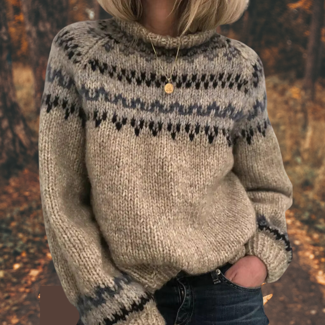 Inge® | Pull en tricot nordique pour femmes