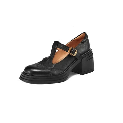 Greta® | Chaussures Mary Jane orthopédiques en cuir vegan