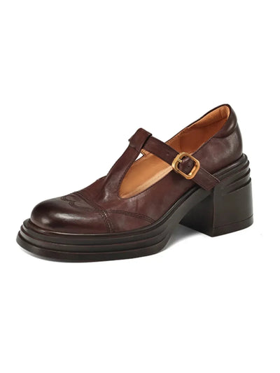 Greta® | Chaussures Mary Jane orthopédiques en cuir vegan