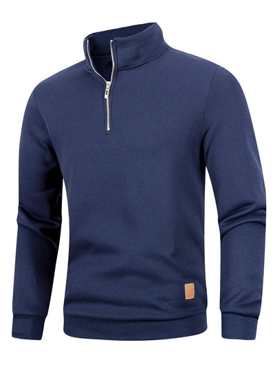 Aron® | Pull Fleece Homme à Demi-Zip Chaud Hiver Sweatshirt Respirant