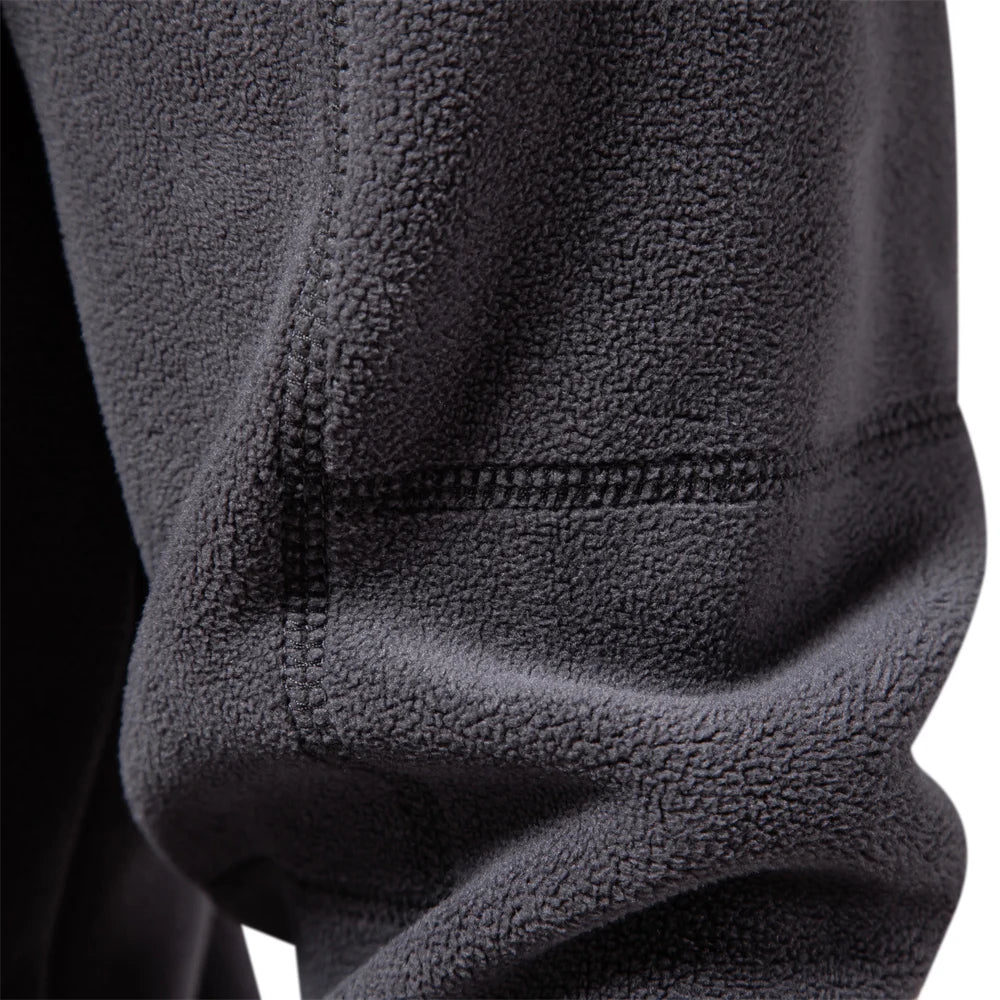 Konstantin® | Pull en polaire pour hommes à demi-fermeture éclair, chaud, hiver, sweat-shirt respirant