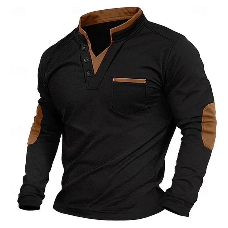 Beeckhoven™ | Sweatshirt à col en V pour hommes