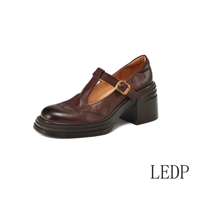 Greta® | Chaussures Mary Jane orthopédiques en cuir vegan