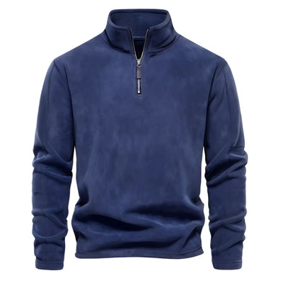 Konstantin® | Pull en polaire pour hommes à demi-fermeture éclair, chaud, hiver, sweat-shirt respirant
