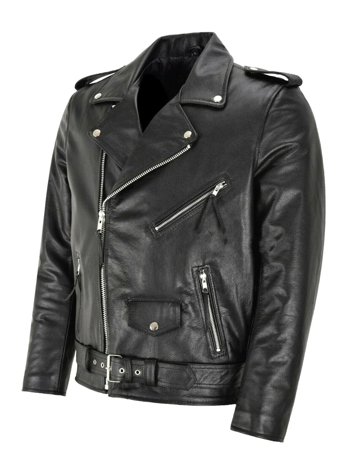 Wójcik™ | Veste de biker en cuir