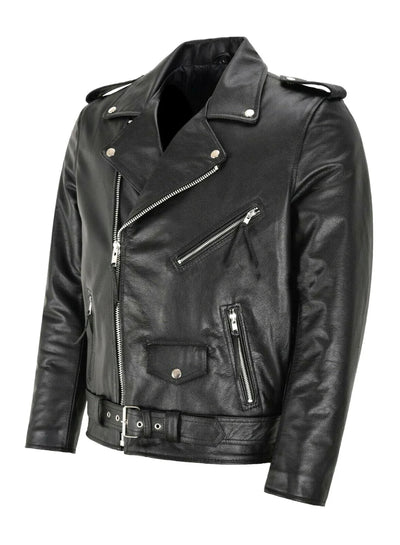 Wójcik™ | Veste de biker en cuir