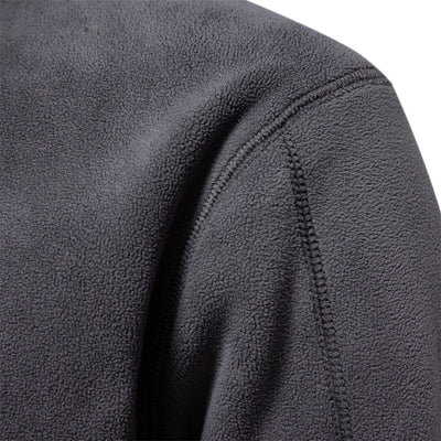 Konstantin® | Pull en polaire pour hommes à demi-fermeture éclair, chaud, hiver, sweat-shirt respirant