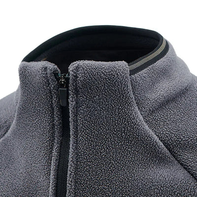 Valentin® | Pull Fleece pour Hommes à Demi-Zip Chaud Hiver Sweatshirt Respirant